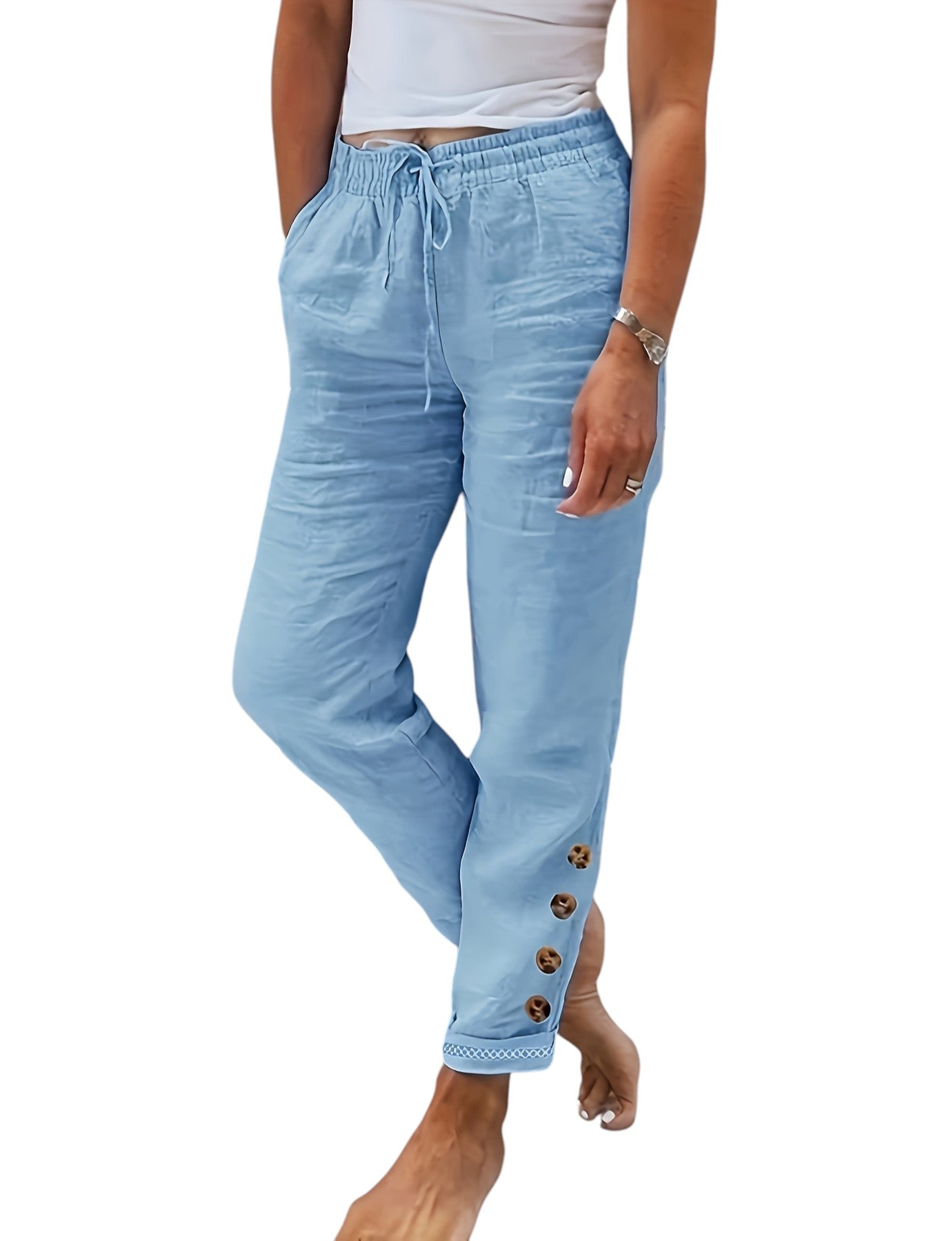 Elegante Lichtgewicht Dames Broek