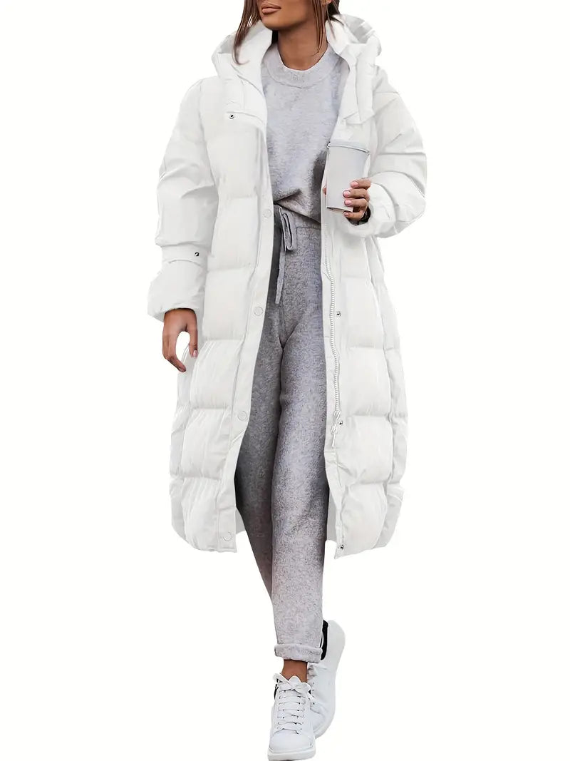 Lange Dames Winterjas - Stijlvol Design