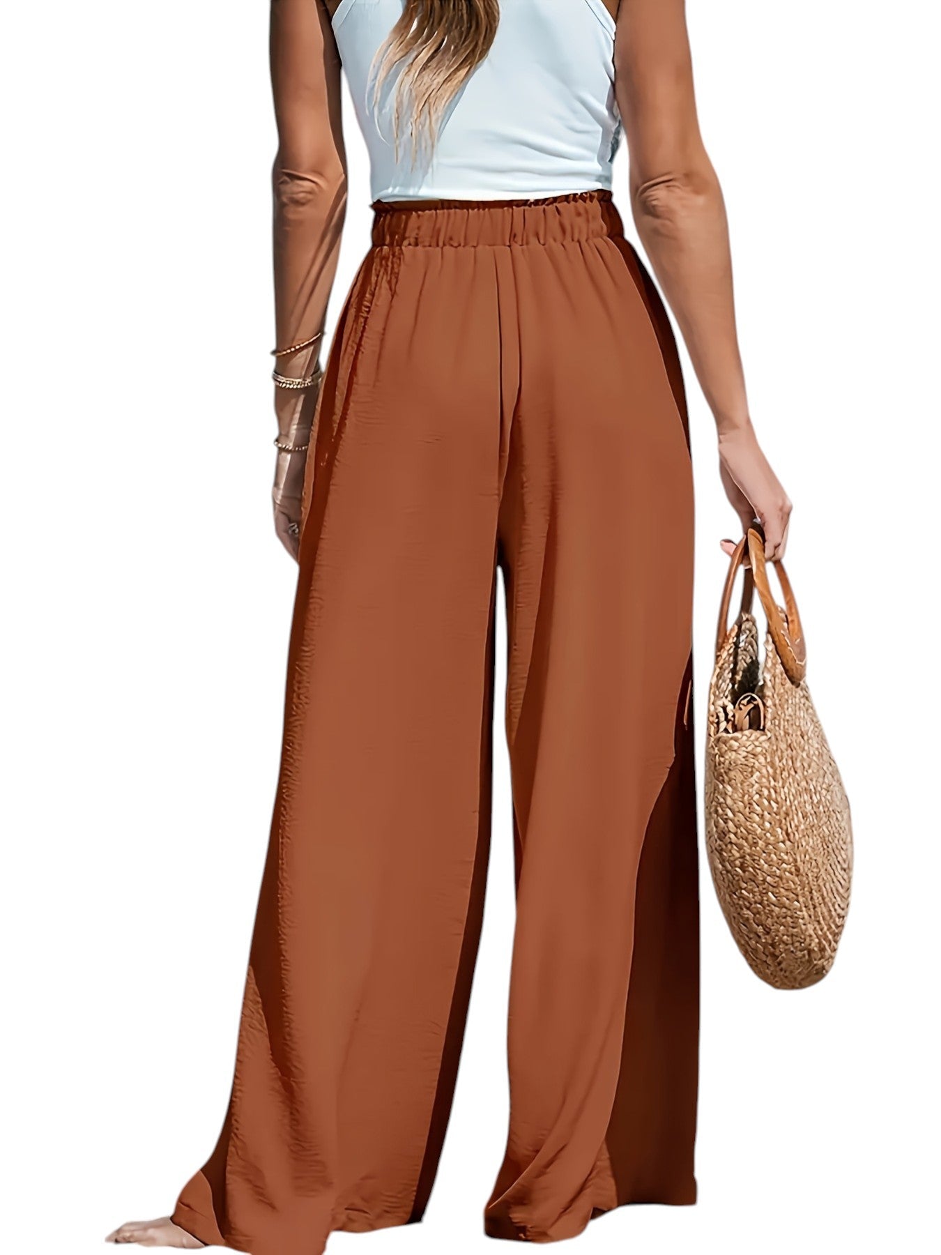 Zomer Broek Met Wijde Pijpen