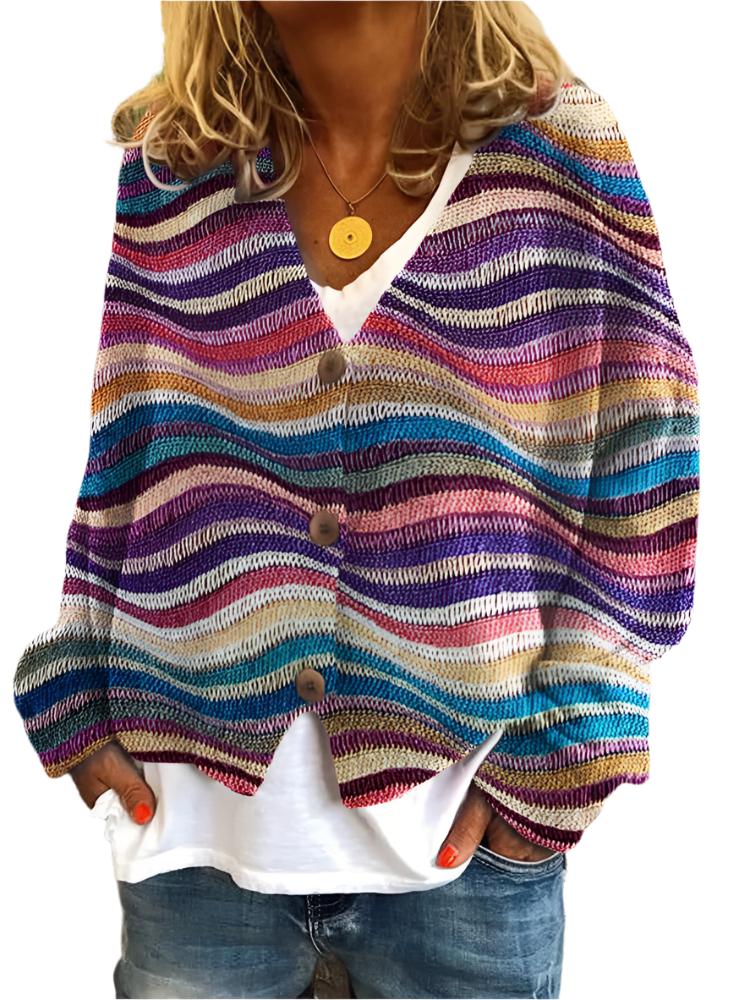Kleurrijk En Comfortabel Cardigan Vest Voor Dames - Daisy