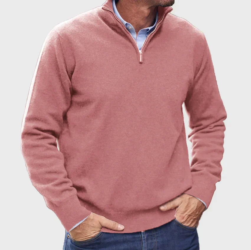 Italiaanse Half-Zip Trui Voor Heren - Ferdinand