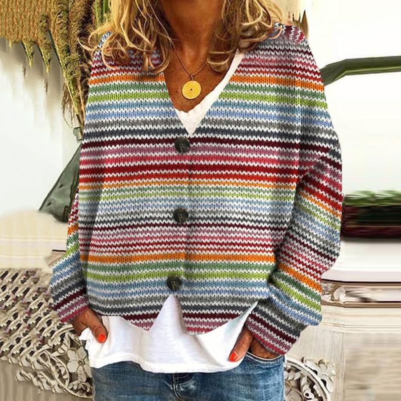 Kleurrijk En Comfortabel Cardigan Vest Voor Dames - Daisy