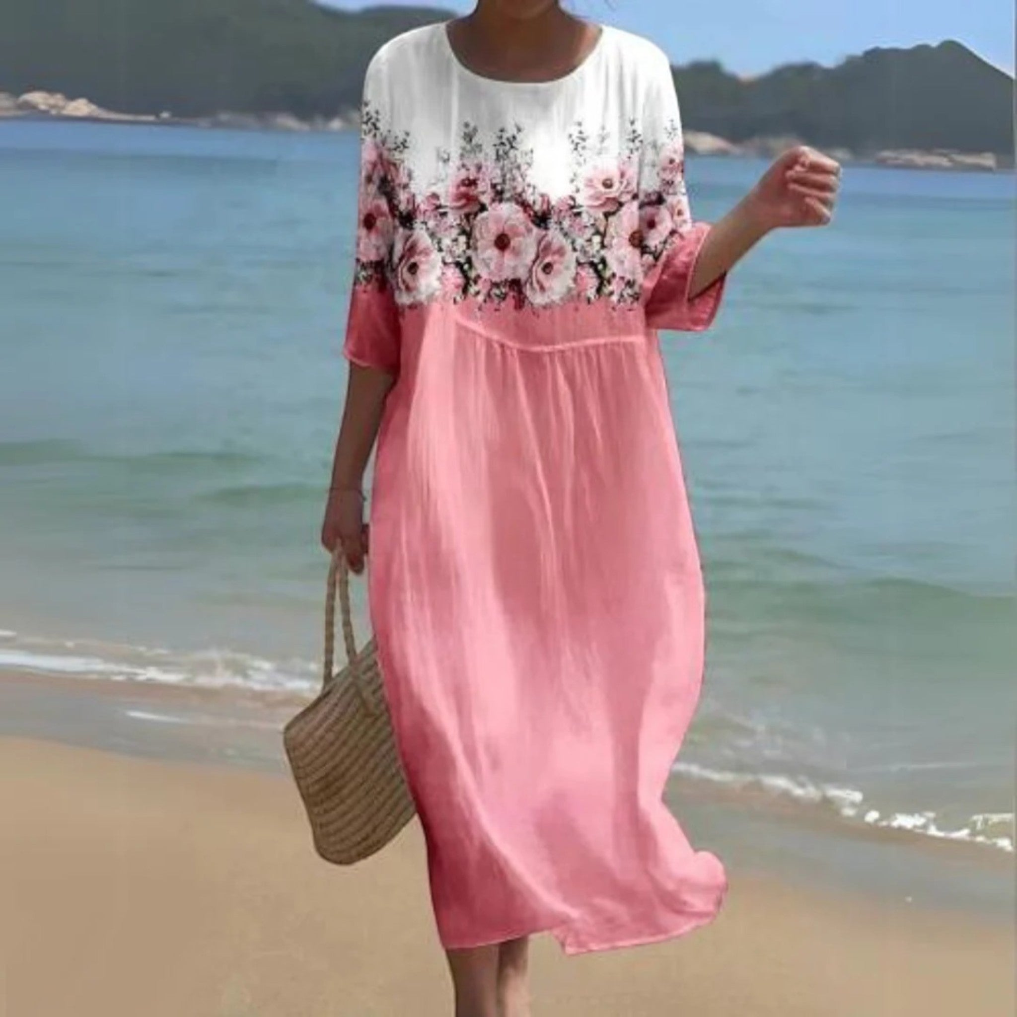 Amira | Zomerse Jurk Met Bloemenprint | Maxi