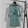 Analea - Luxury Trenchcoat Lang Dames met knopen en riem luxe comforrtabel chique