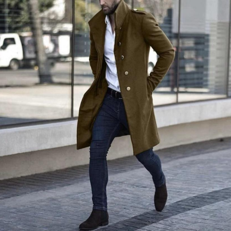 Modieuze Trenchcoat Voor Heren - Marlon