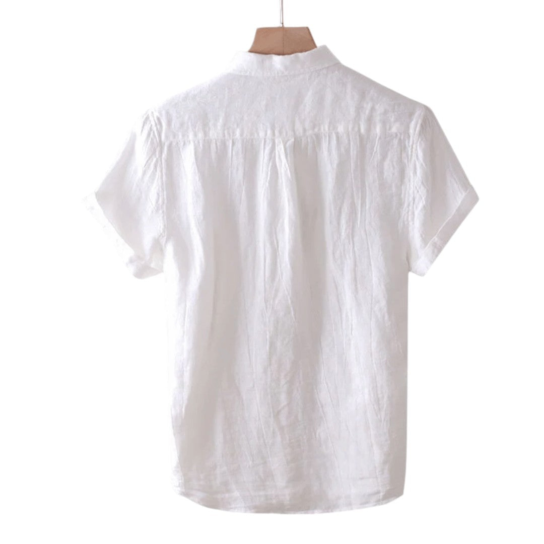 Linnnen Zomer Blouse voor Heren