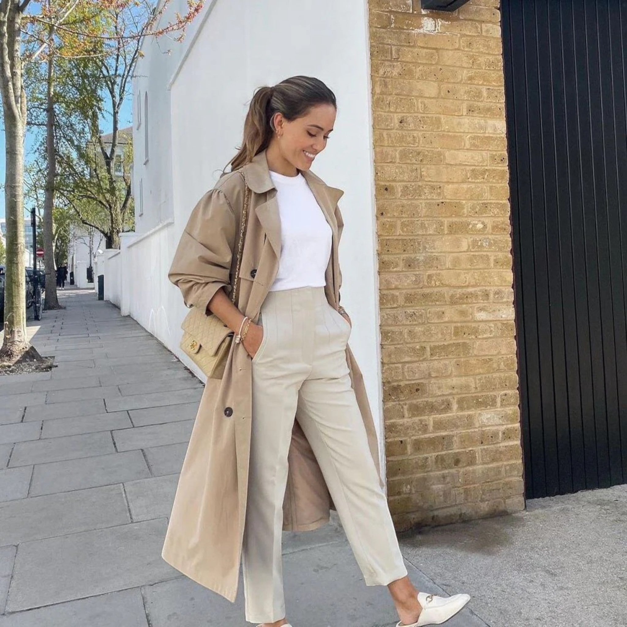 Kreukvrije Dames Broek | Hoge Taille