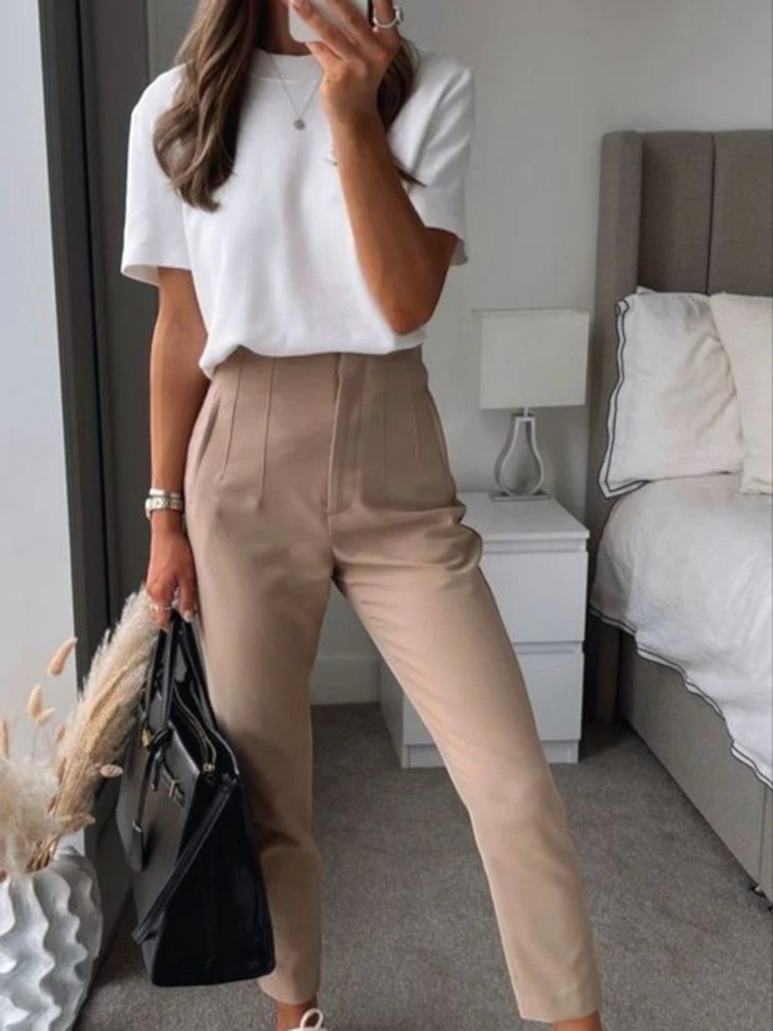 Kreukvrije Dames Broek | Hoge Taille