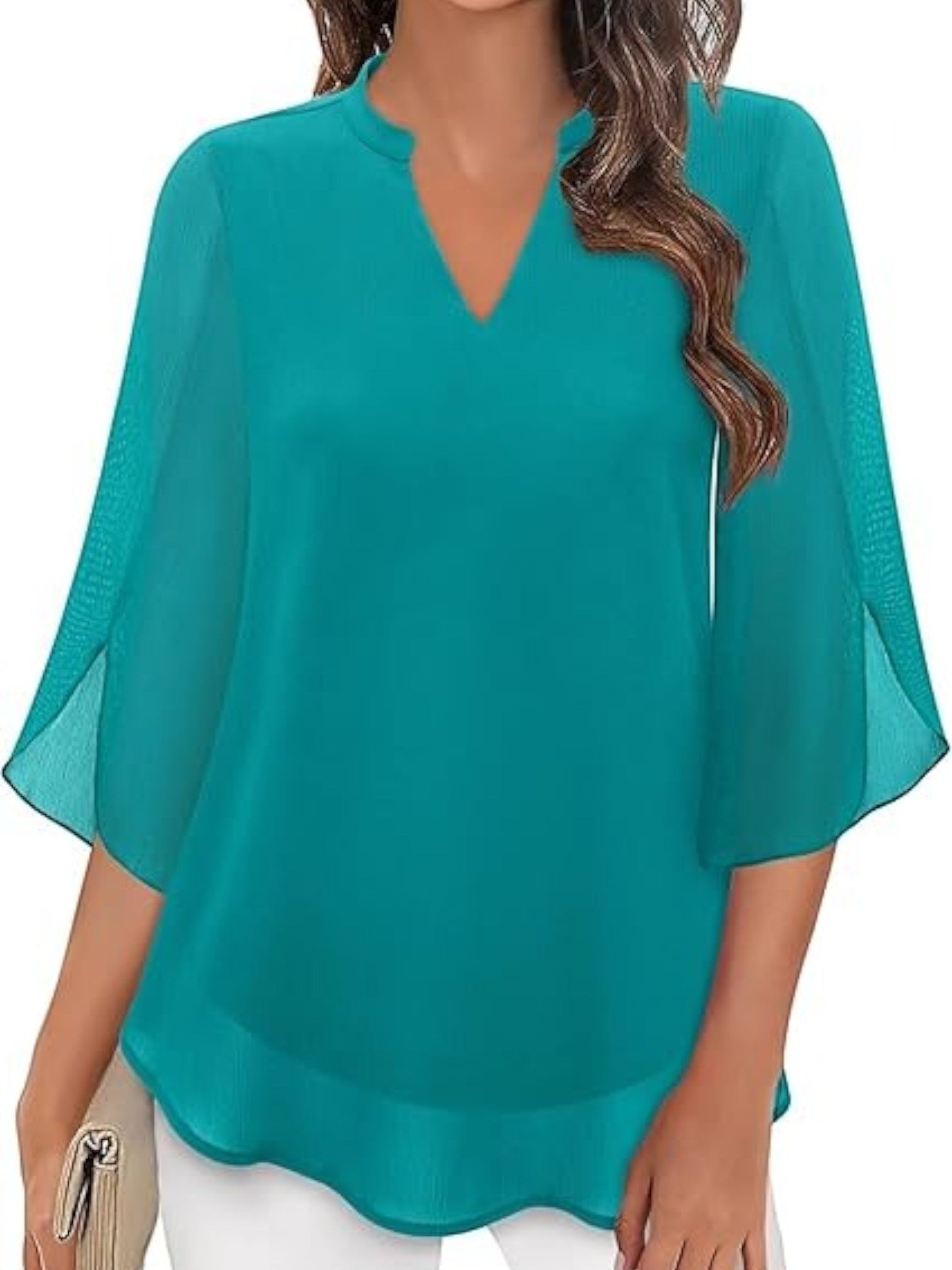 Anna | V-Hals Zomer Blouse