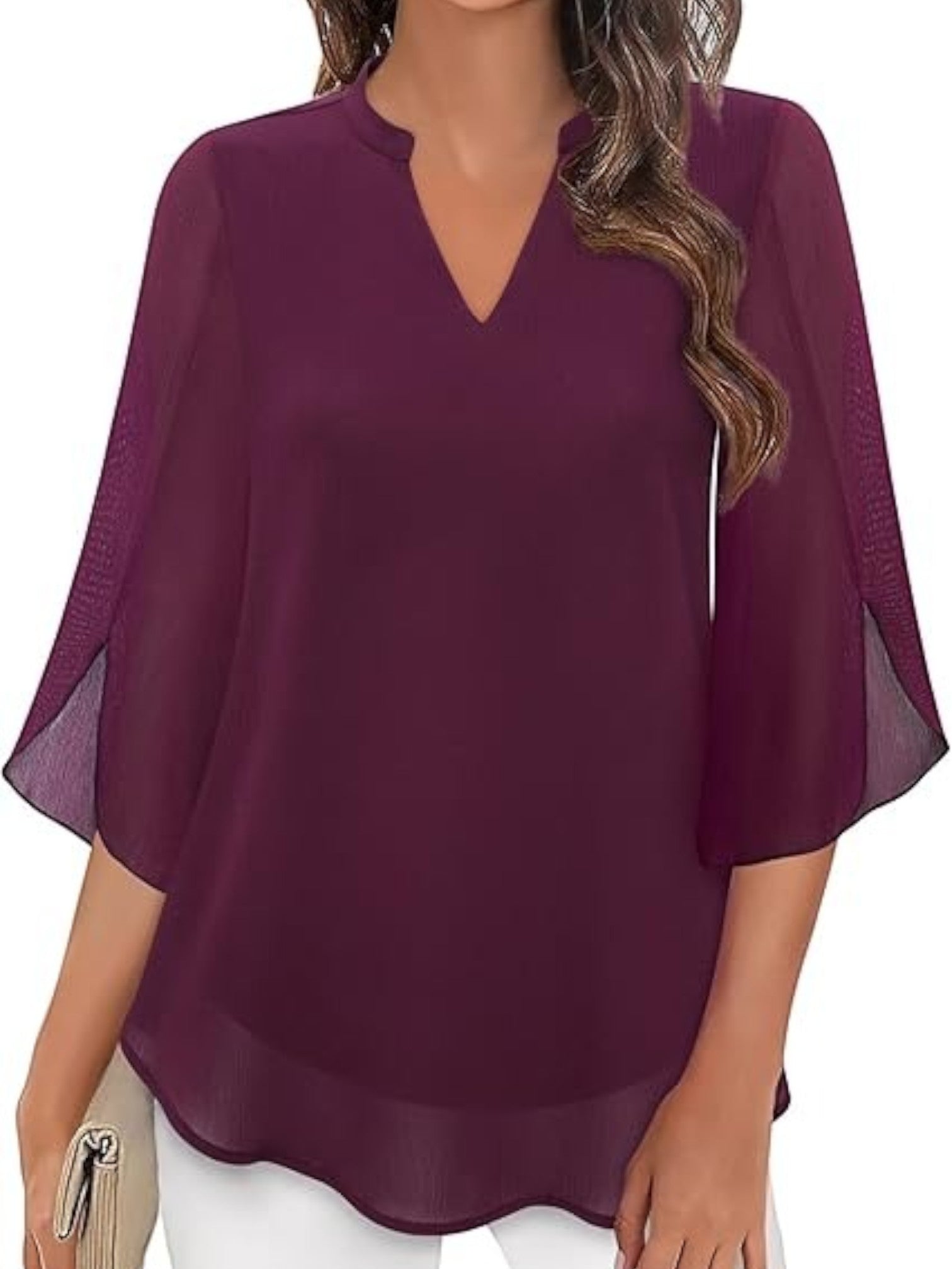 Anna | V-Hals Zomer Blouse