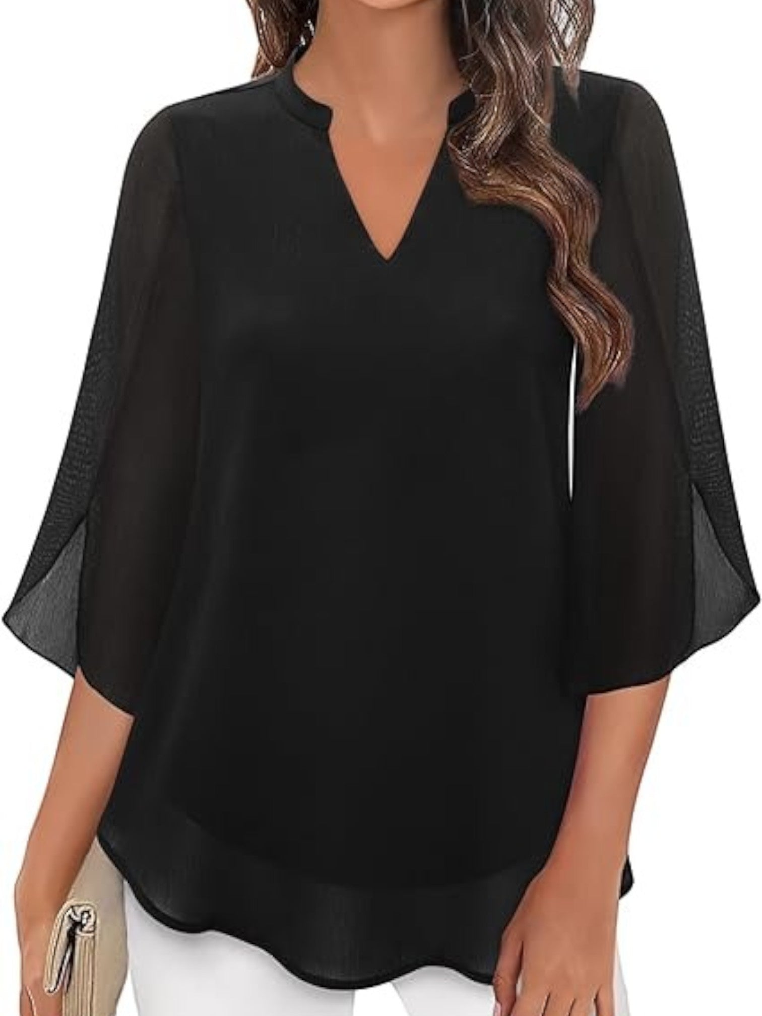 Anna | V-Hals Zomer Blouse