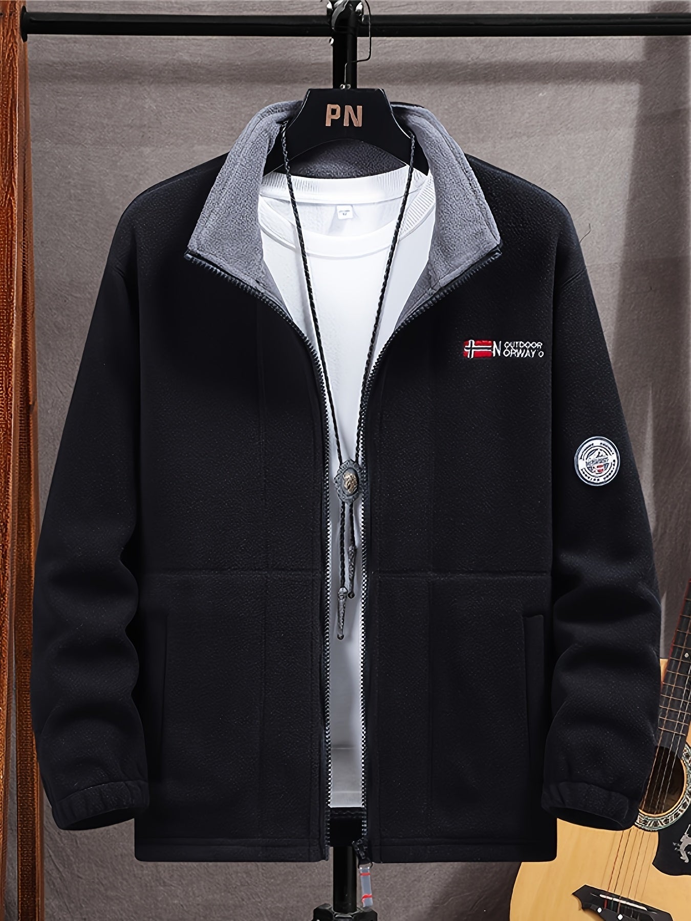 Outdoor Norway Fleece Jack Met Kraag