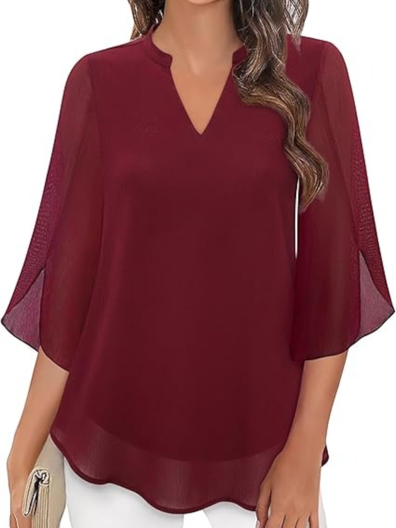 Anna | V-Hals Zomer Blouse