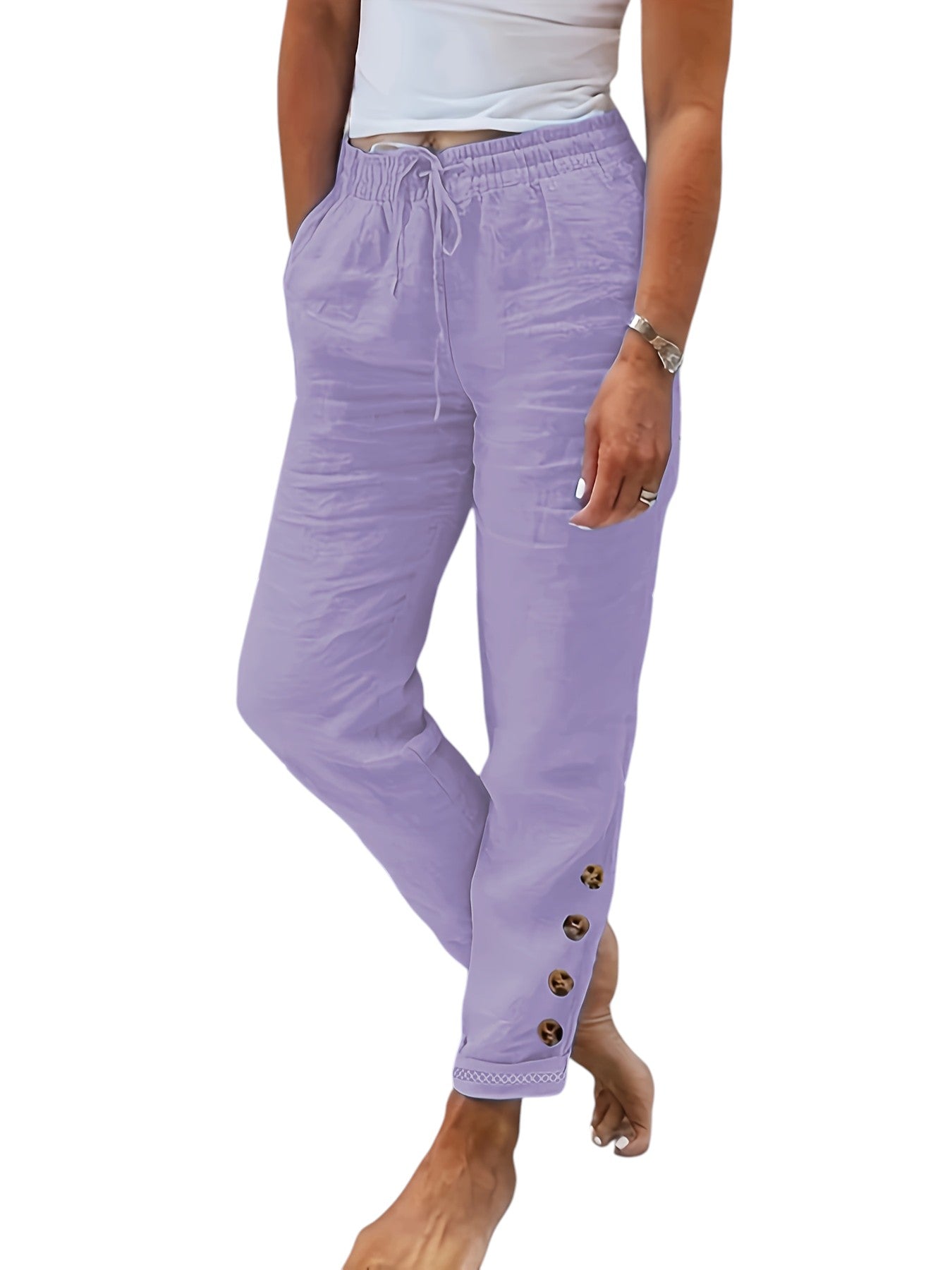 Elegante Lichtgewicht Dames Broek