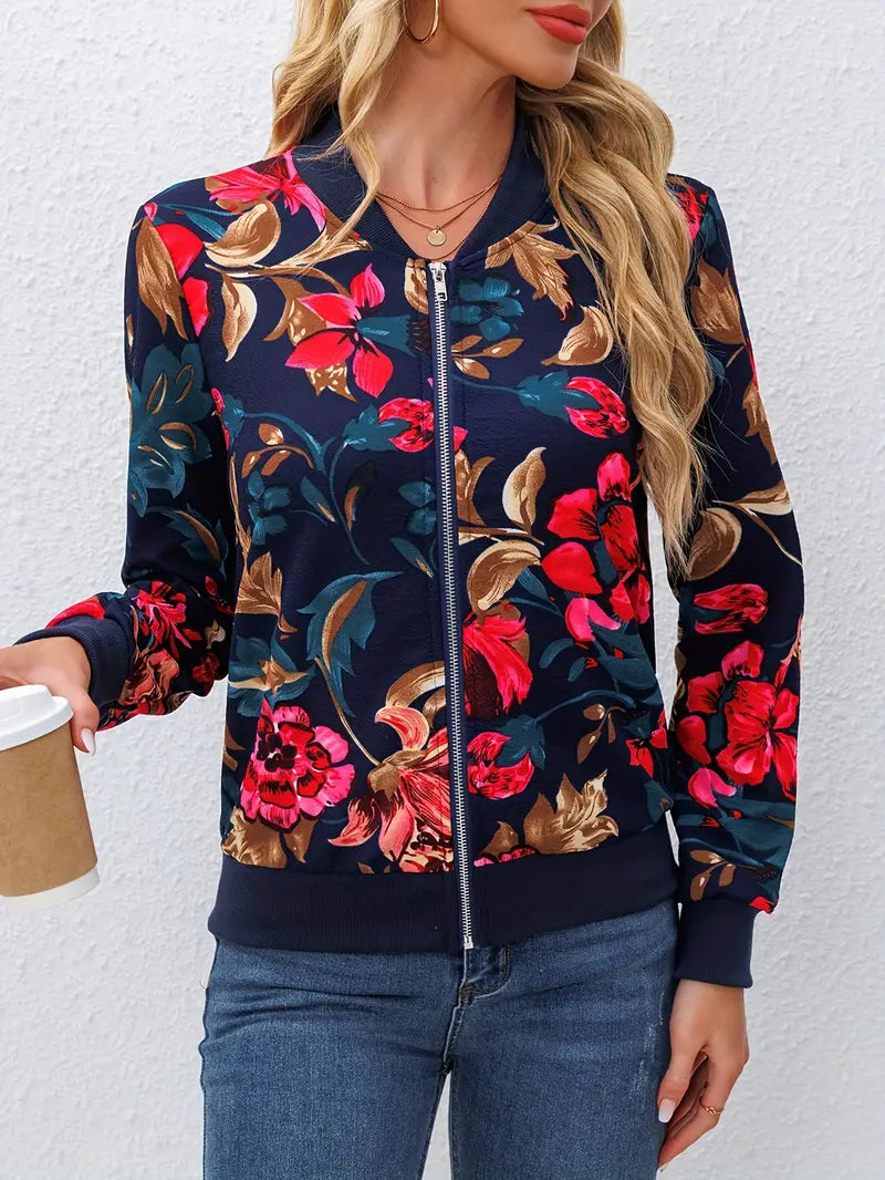 Gebloemd Dames Jasje