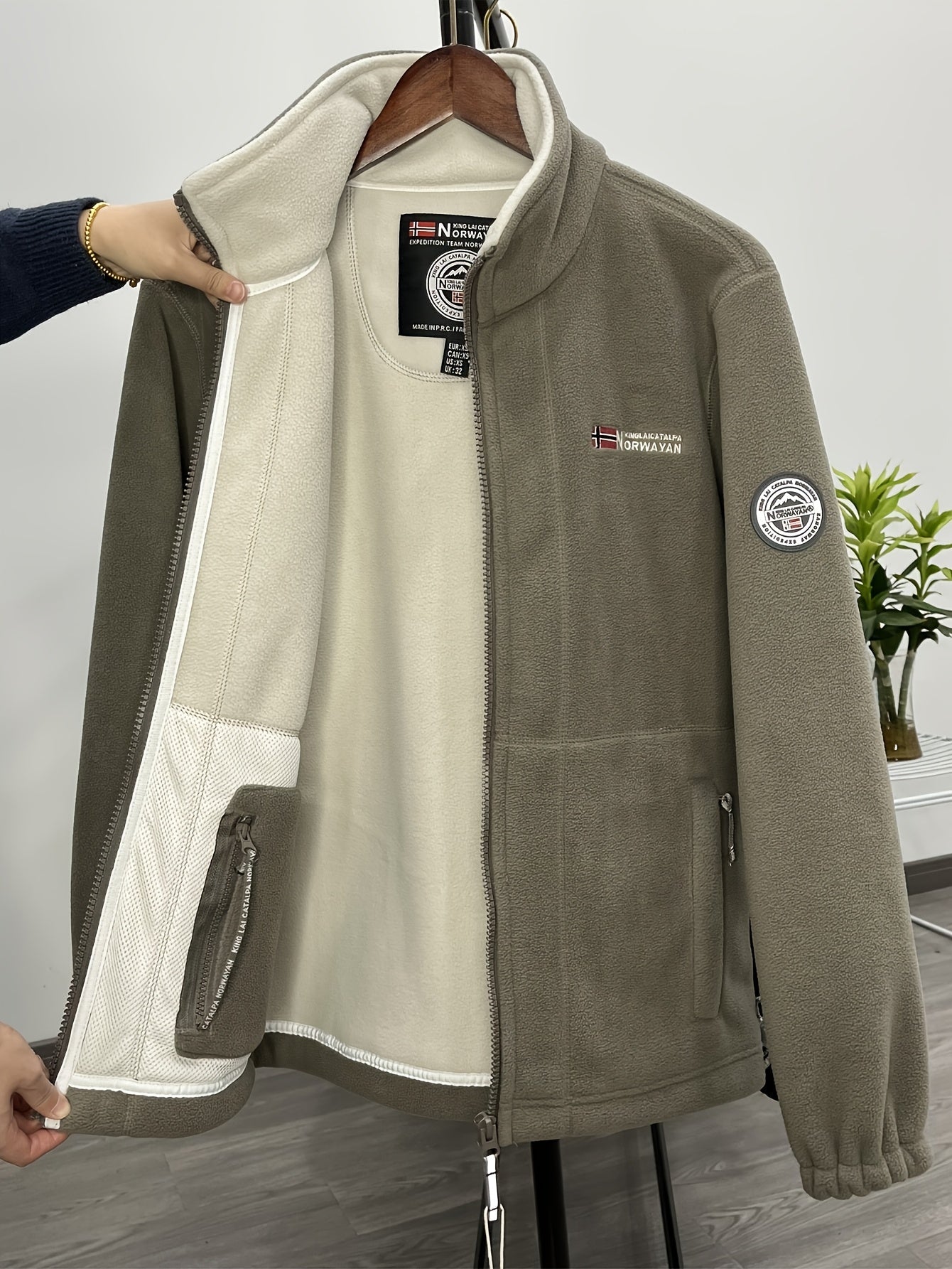 Outdoor Norway Fleece Jack Met Kraag