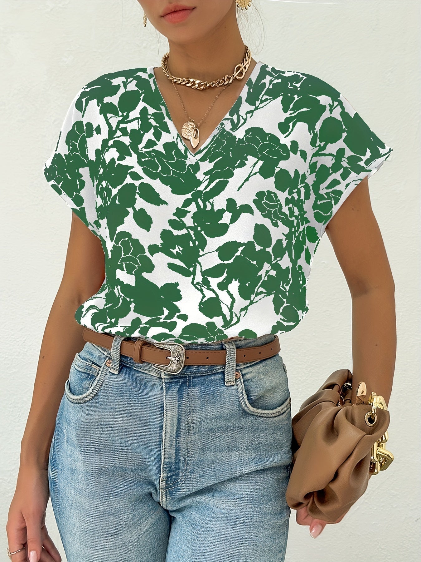 Zomer Shirt Dames Met Bloemenprint