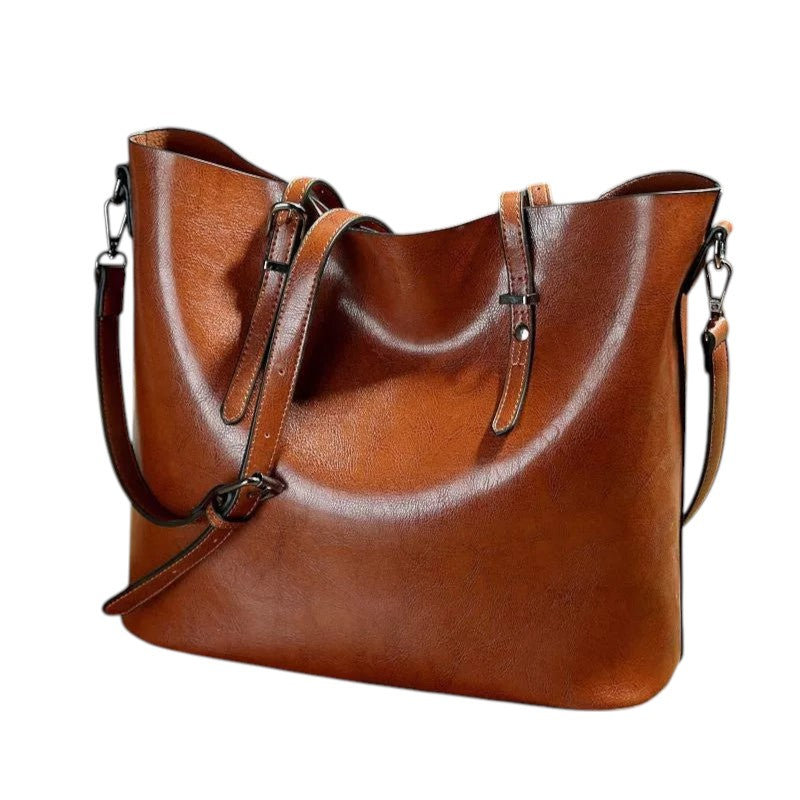 Jamie - Dames Vintage Leren Schoudertas