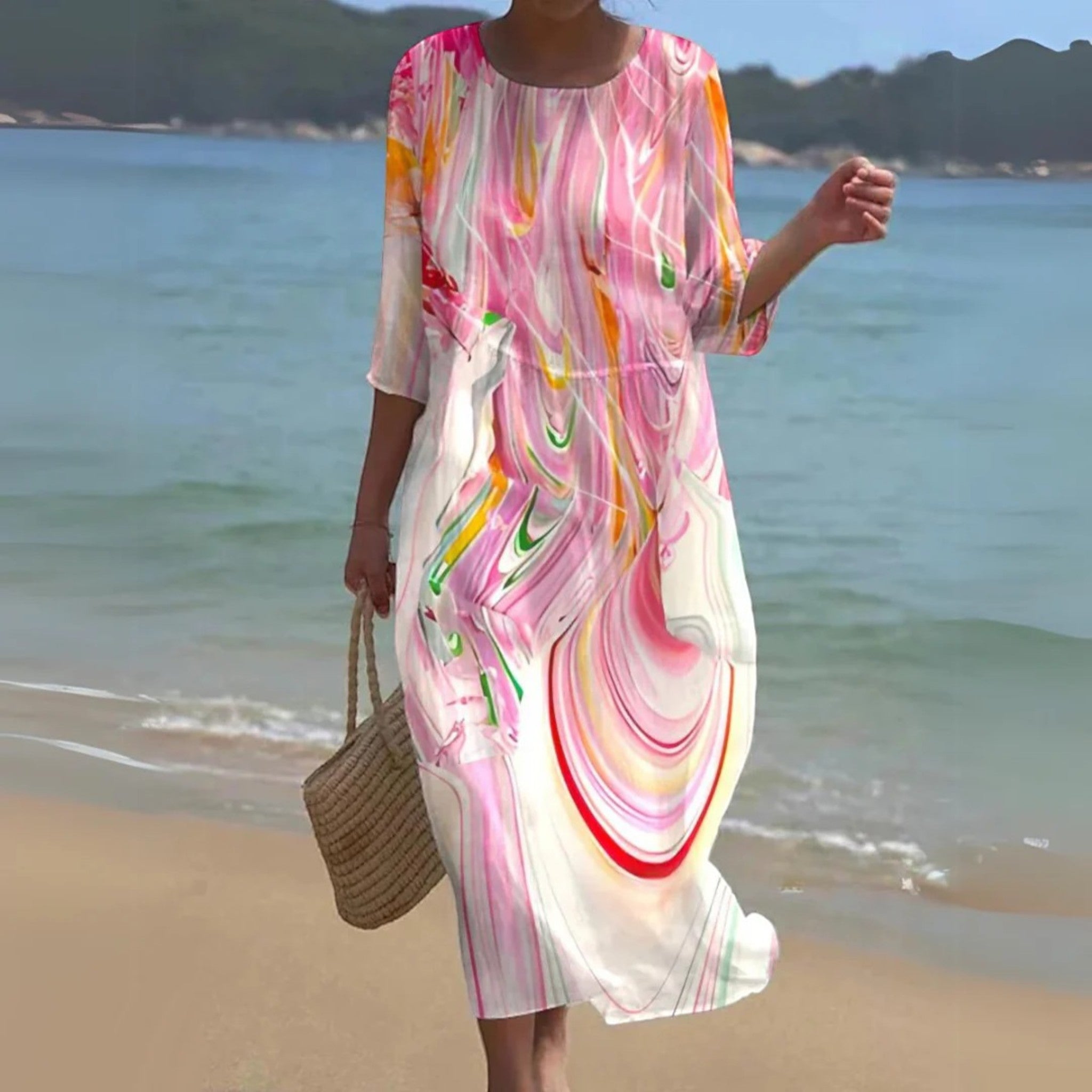 Amira | Zomerse Jurk Met Bloemenprint | Maxi