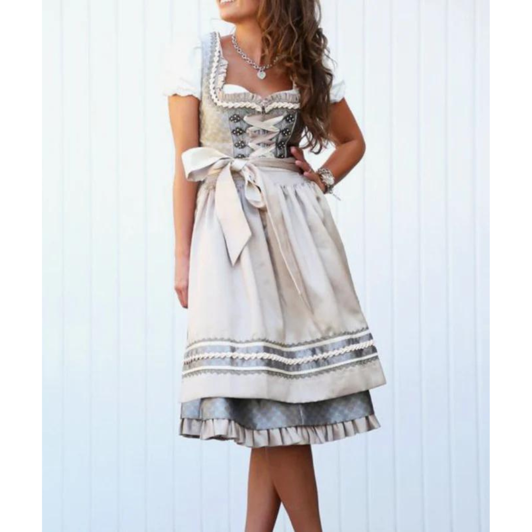 Stijlvolle Oktoberfest Dirndljurk | Korte Mouw