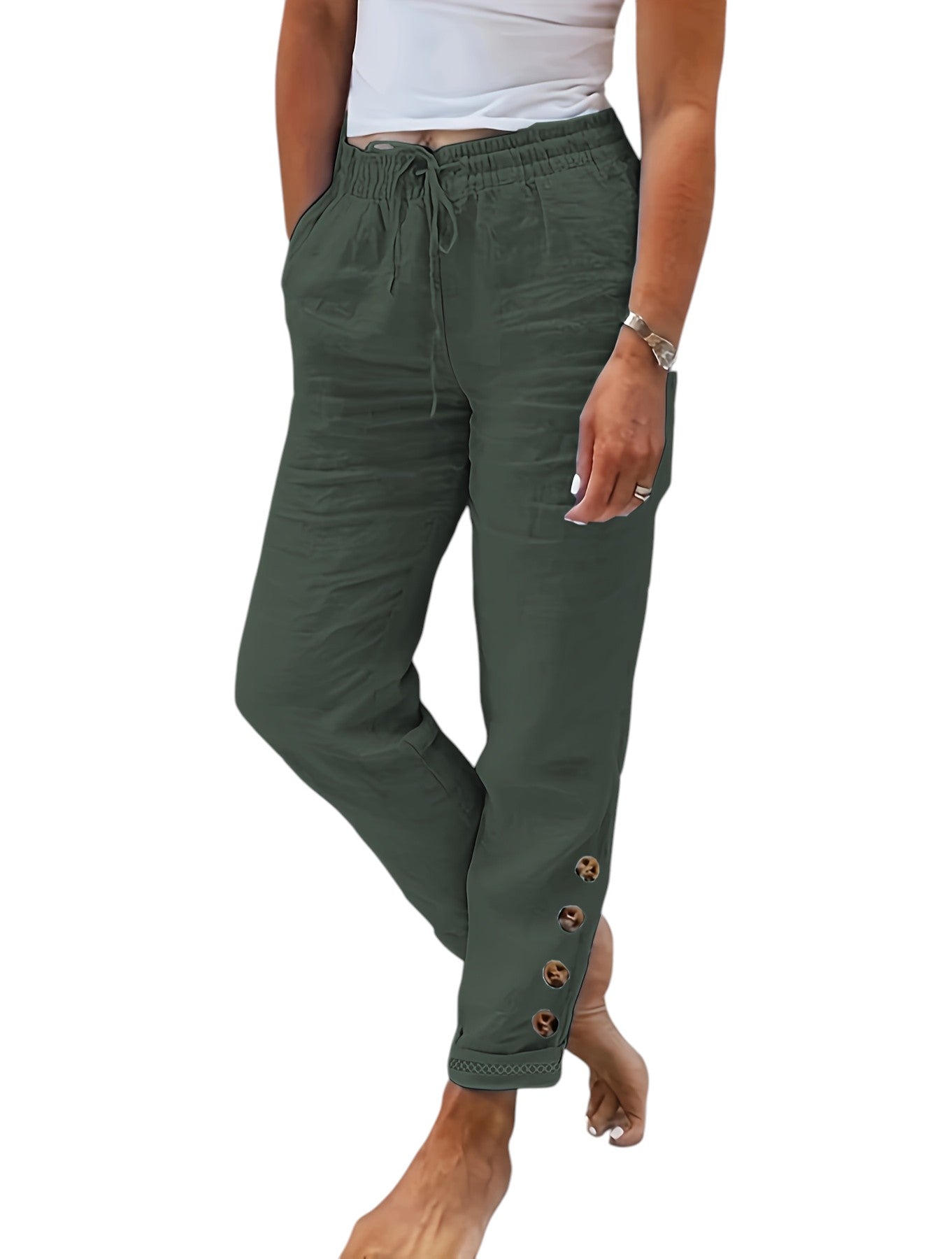 Elegante Lichtgewicht Dames Broek