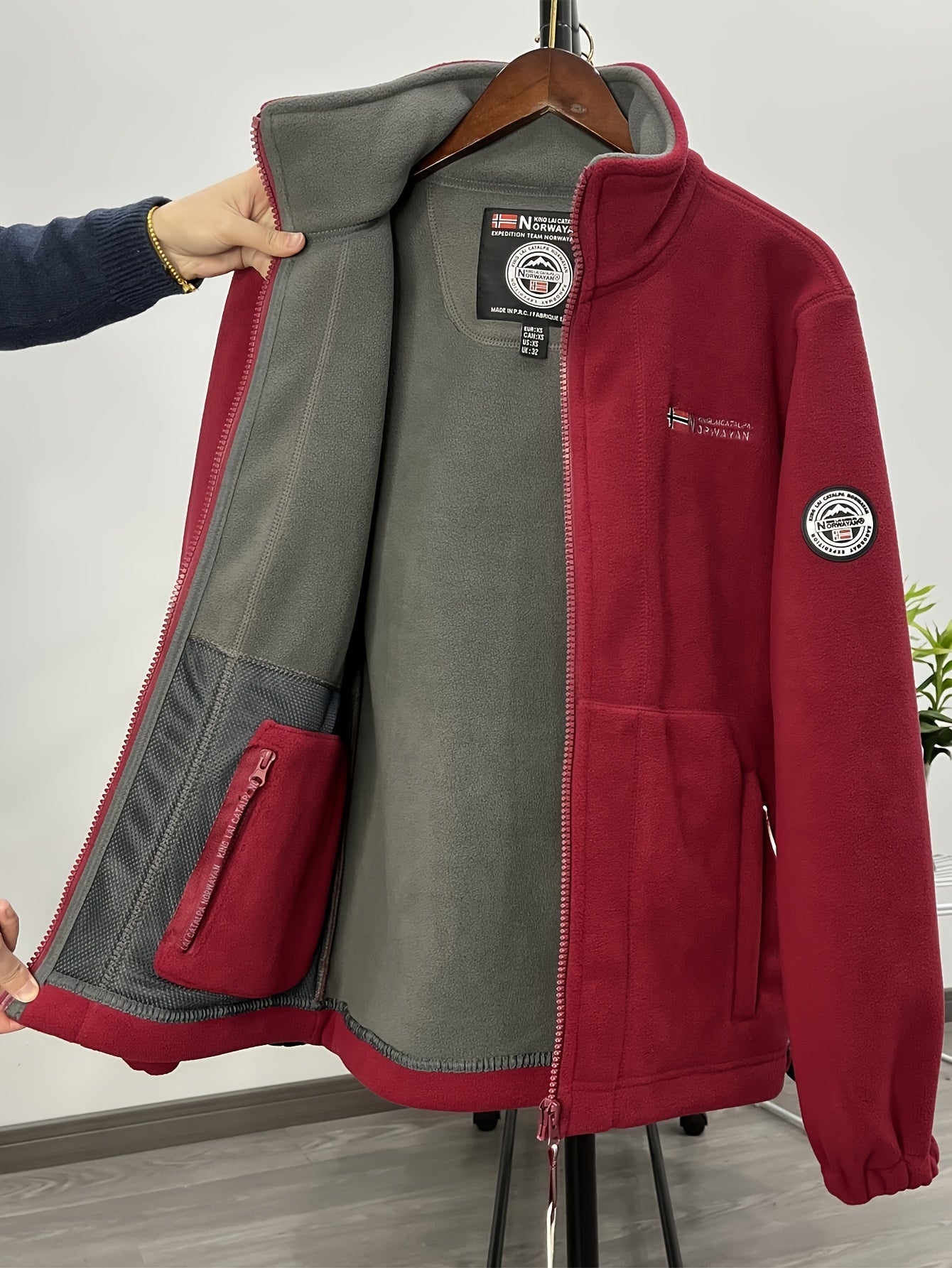 Outdoor Norway Fleece Jack Met Kraag