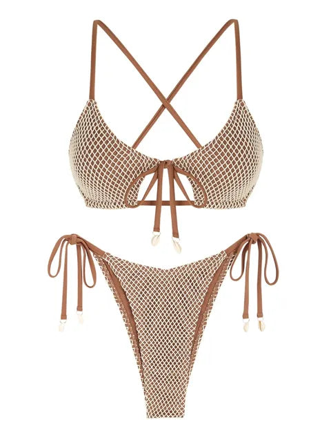 Emma -Stijlvolle Bikini Met Felle Kleuren