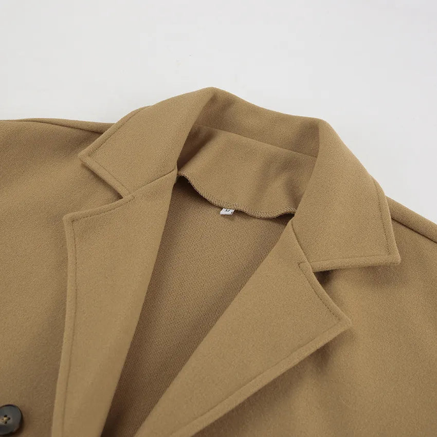 Lorena - Korte Trenchcoat Met Knopen Dames