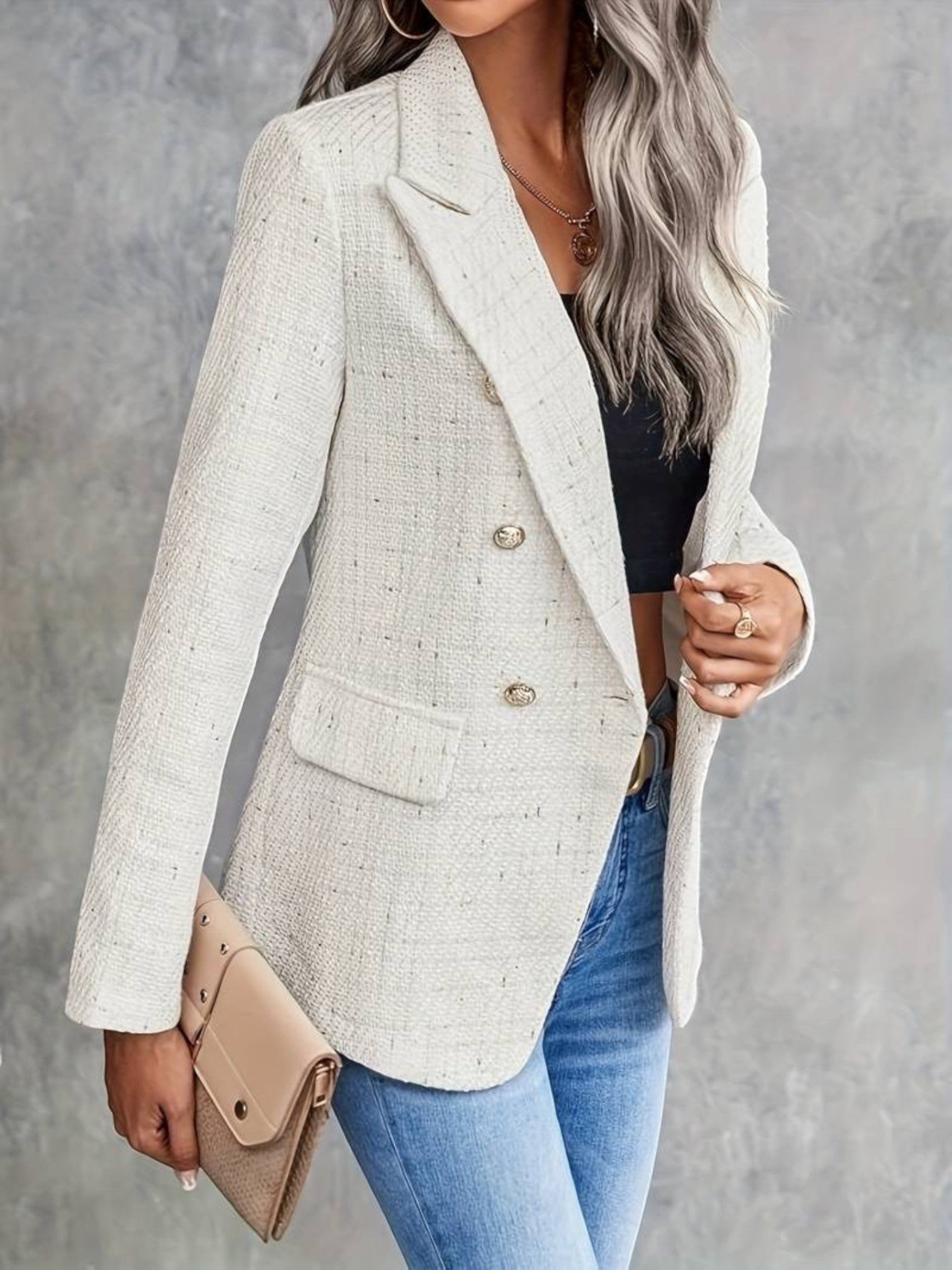 Elisa | Blazer Met Knopen