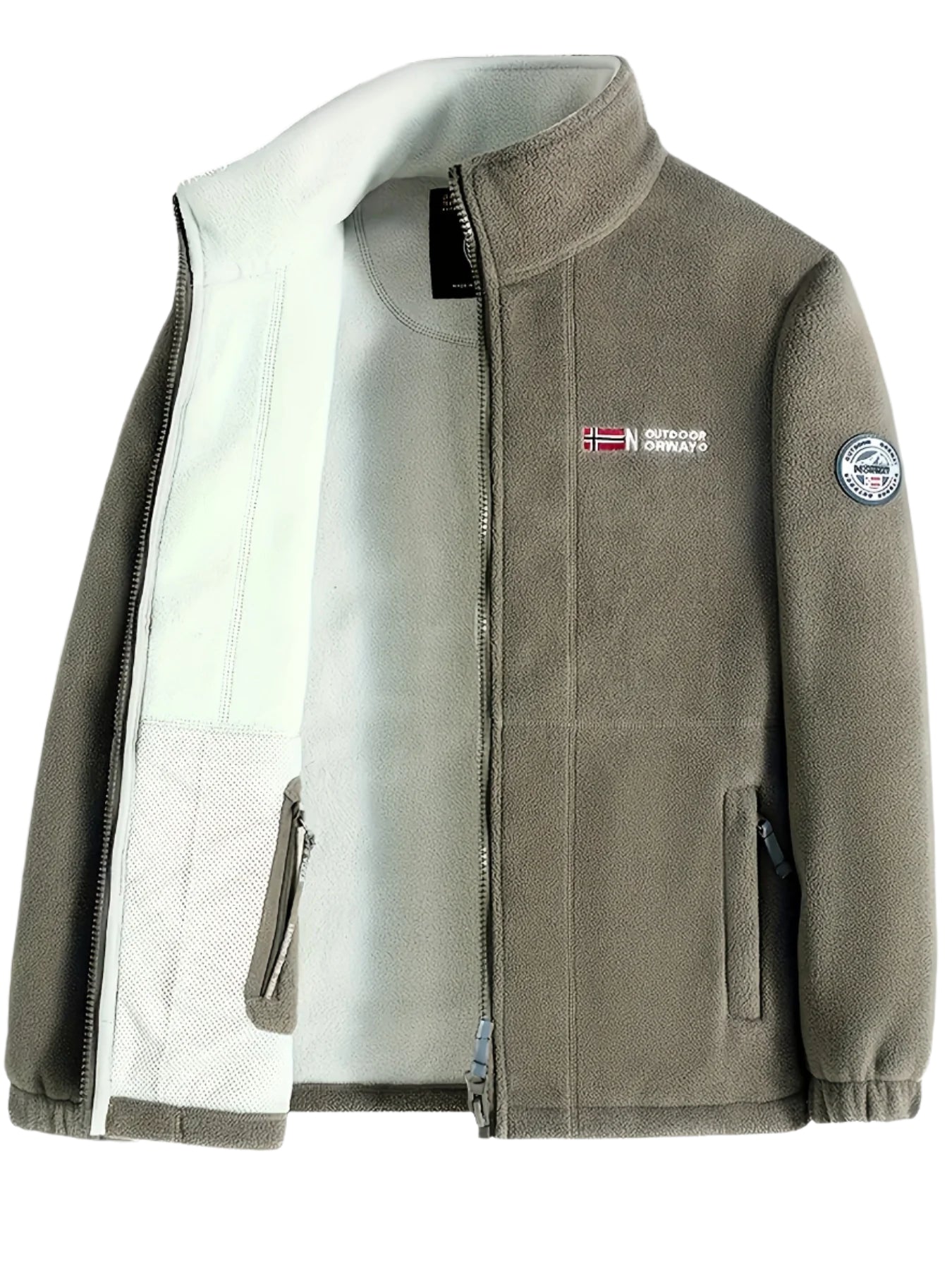 Outdoor Norway Fleece Jack Met Kraag