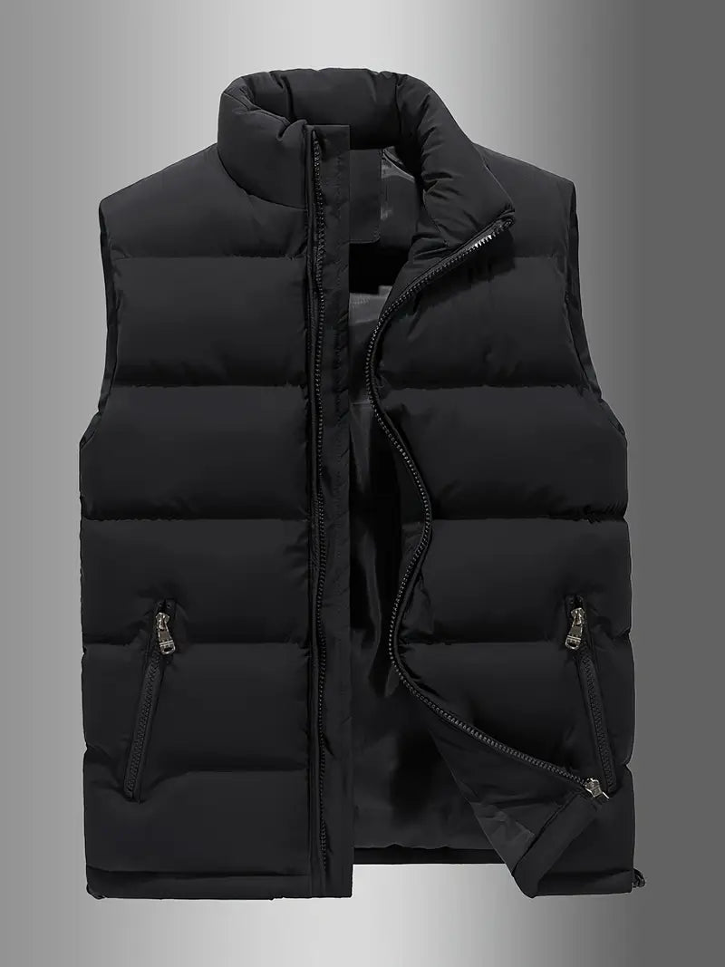 Casual Heren Bodywarmer Effen Kleuren