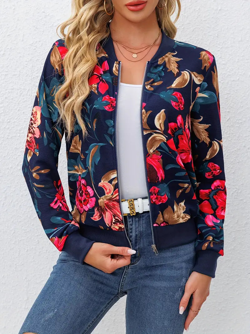 Gebloemd Dames Jasje