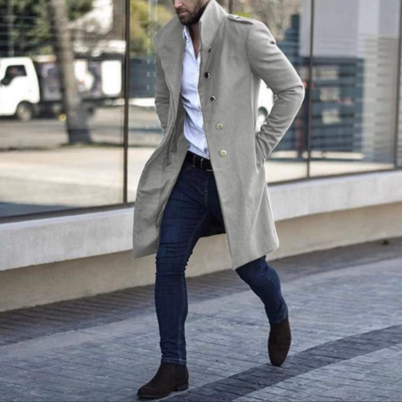Modieuze Trenchcoat Voor Heren - Marlon