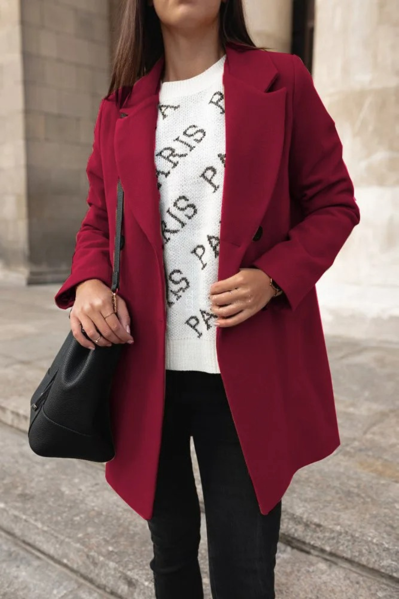 Valeria - Getailleerde Trenchcoat Damesjas Kort