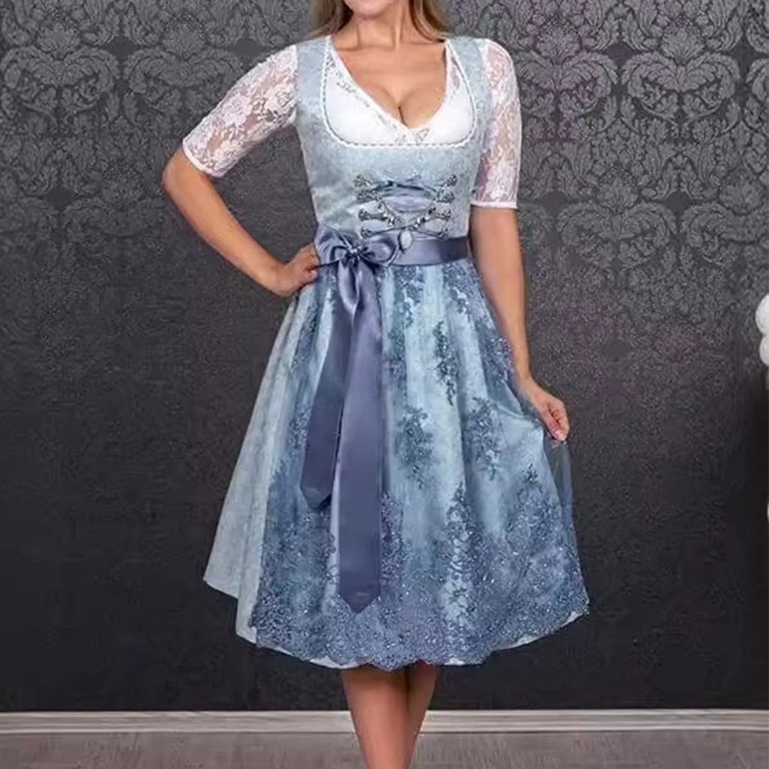 Klassieke Oktoberfest Dirndljurk | Geborduurd
