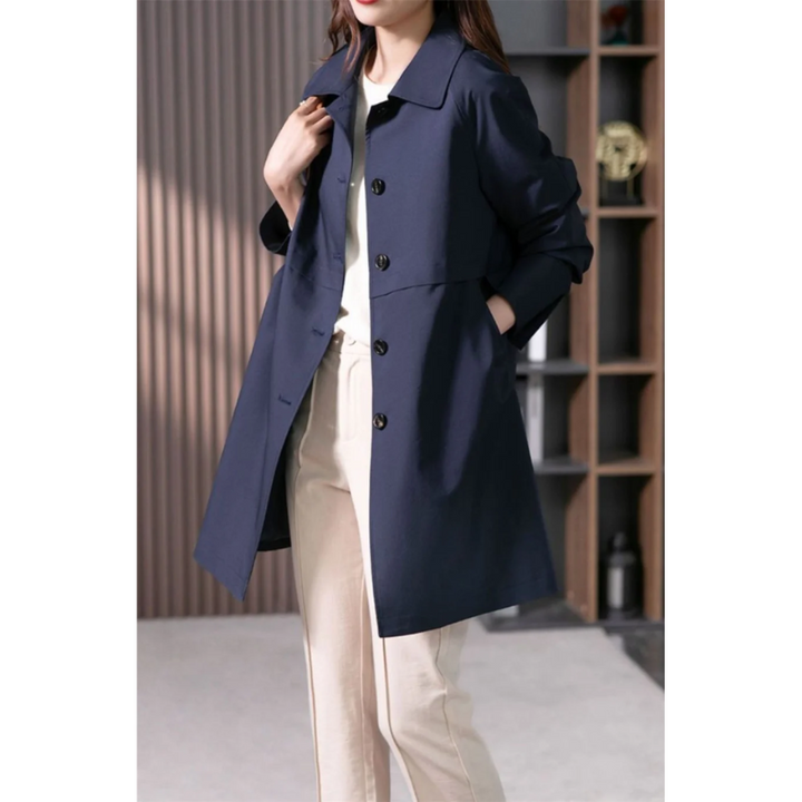 Julia - Getailleerde Trenchcoat Kort Dames