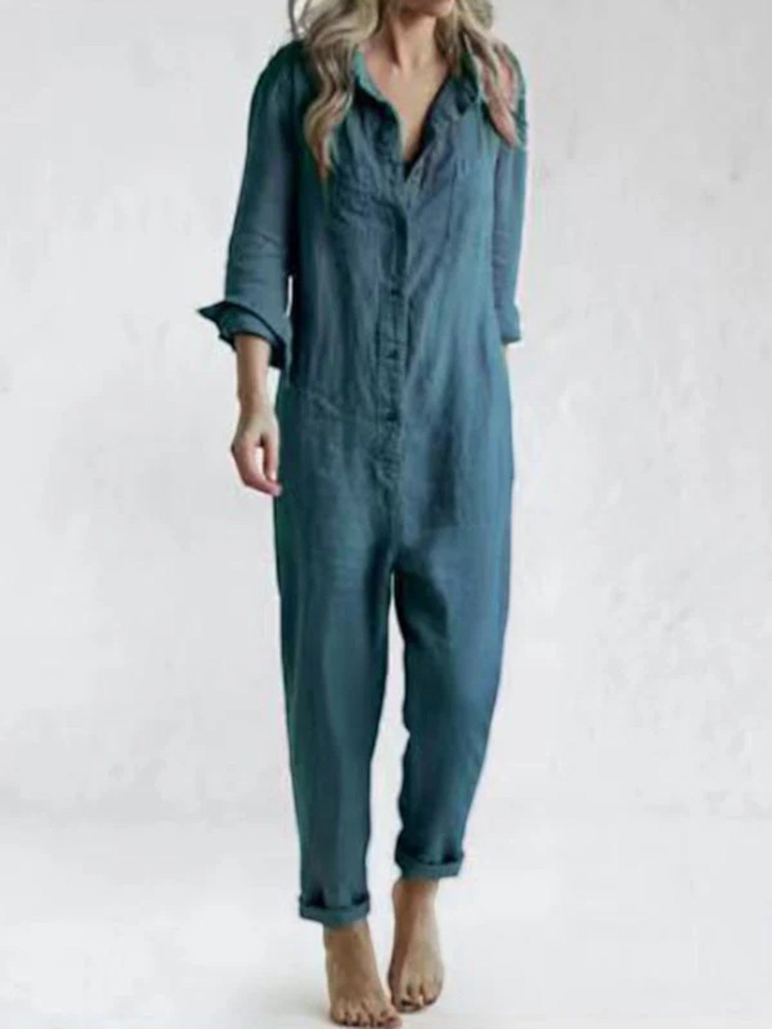 Jumpsuit Met Lange Mouwen | Zomer
