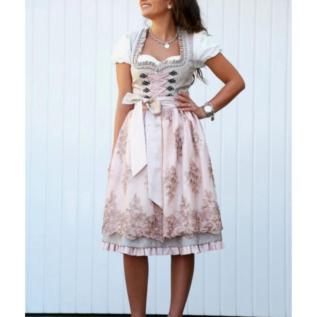 Stijlvolle Oktoberfest Dirndljurk | Korte Mouw
