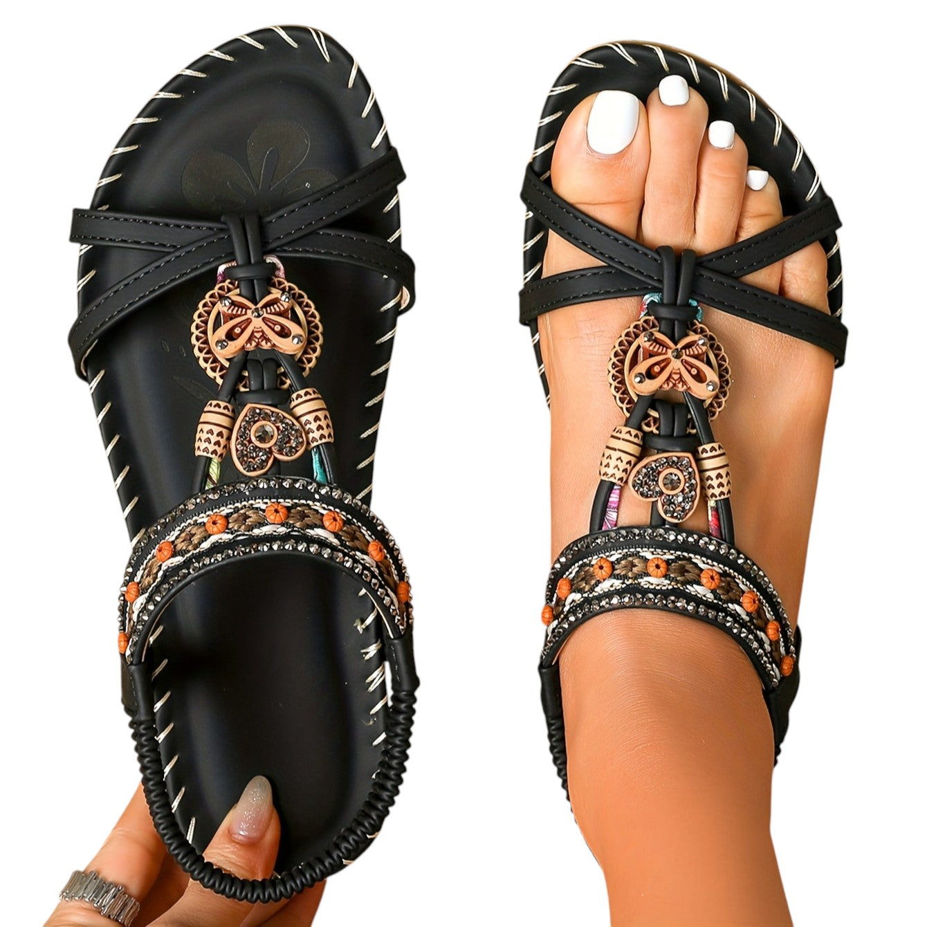 Zomerse Boho Stijl Sandalen