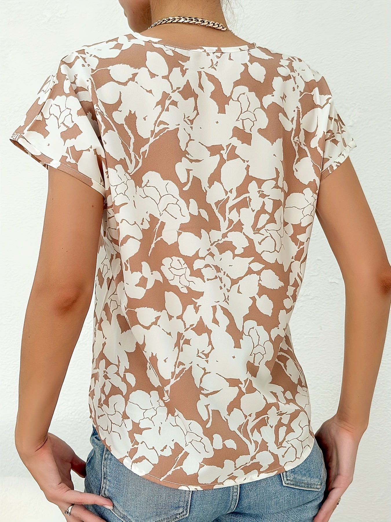Zomer Shirt Dames Met Bloemenprint