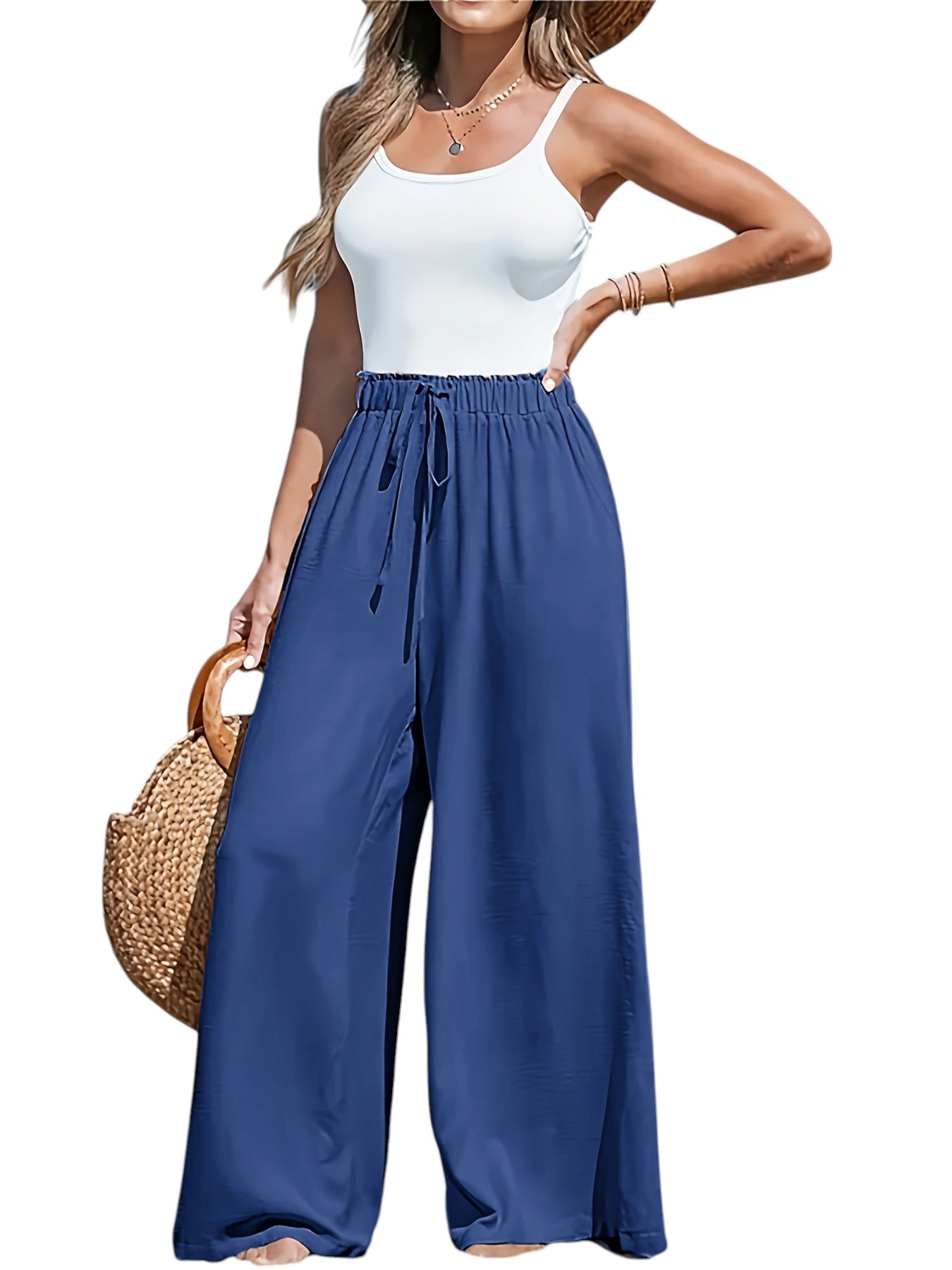 Zomer Broek Met Wijde Pijpen