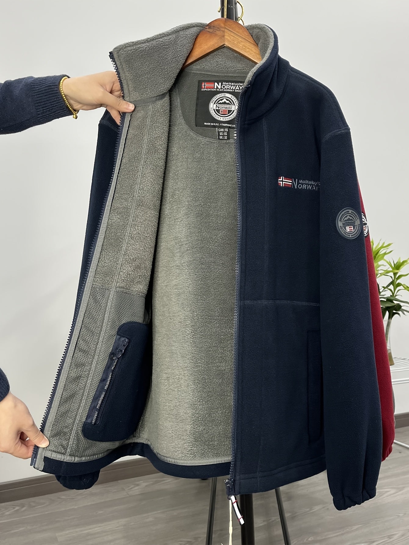 Outdoor Norway Fleece Jack Met Kraag