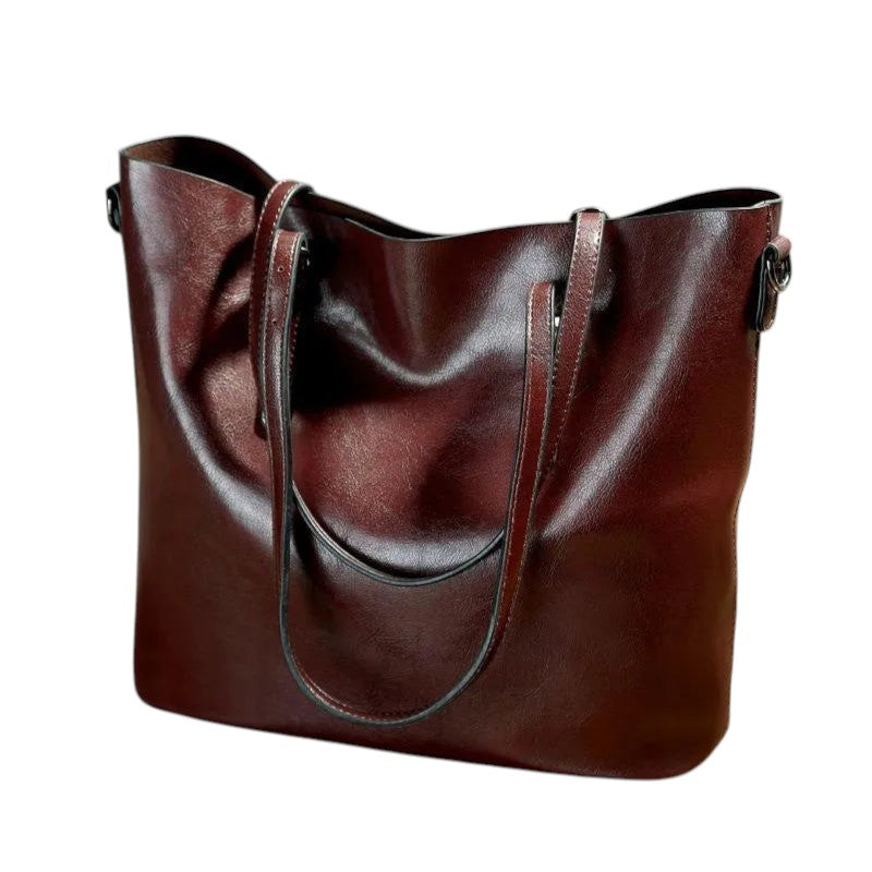 Jamie - Dames Vintage Leren Schoudertas