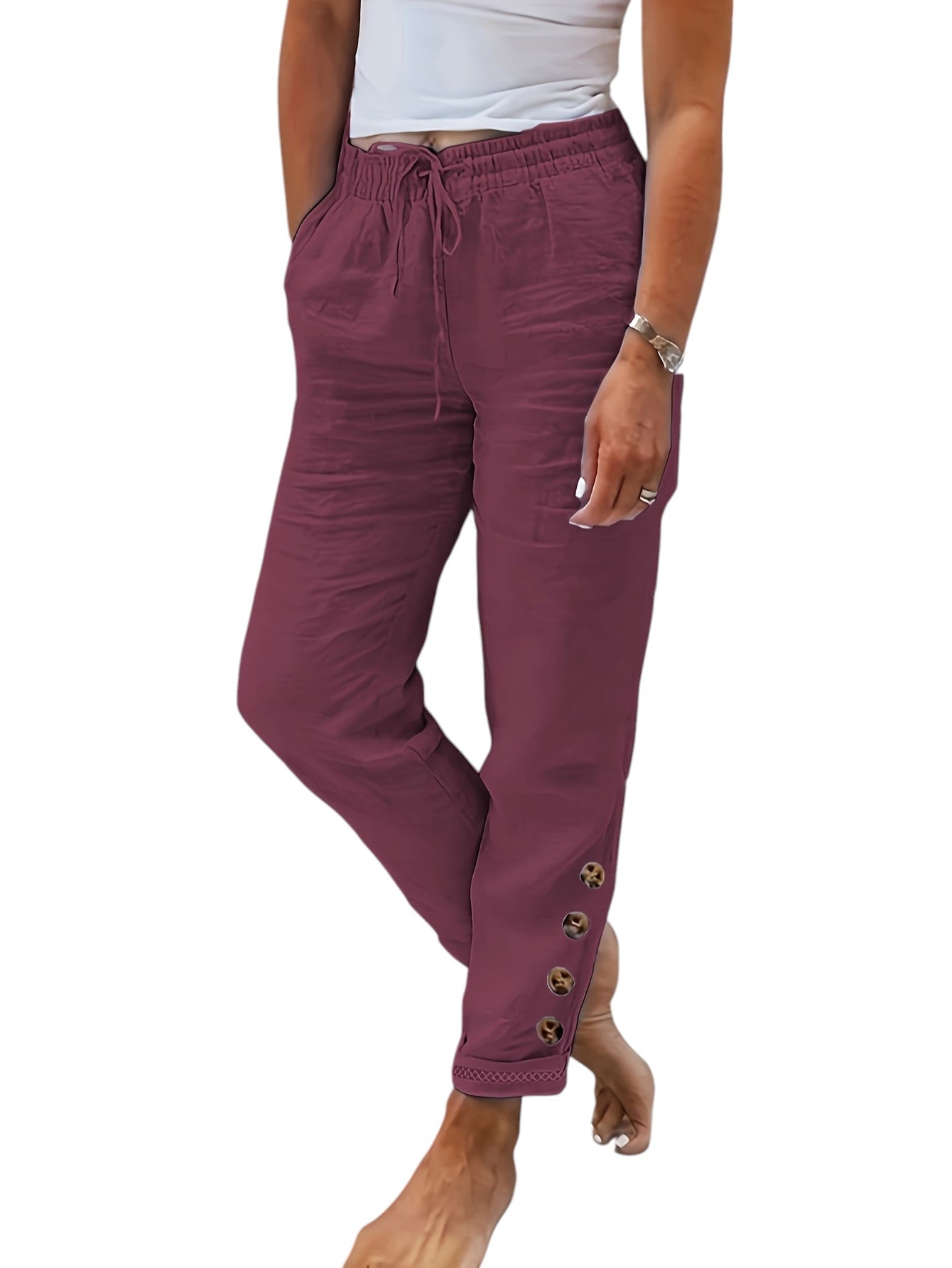 Elegante Lichtgewicht Dames Broek