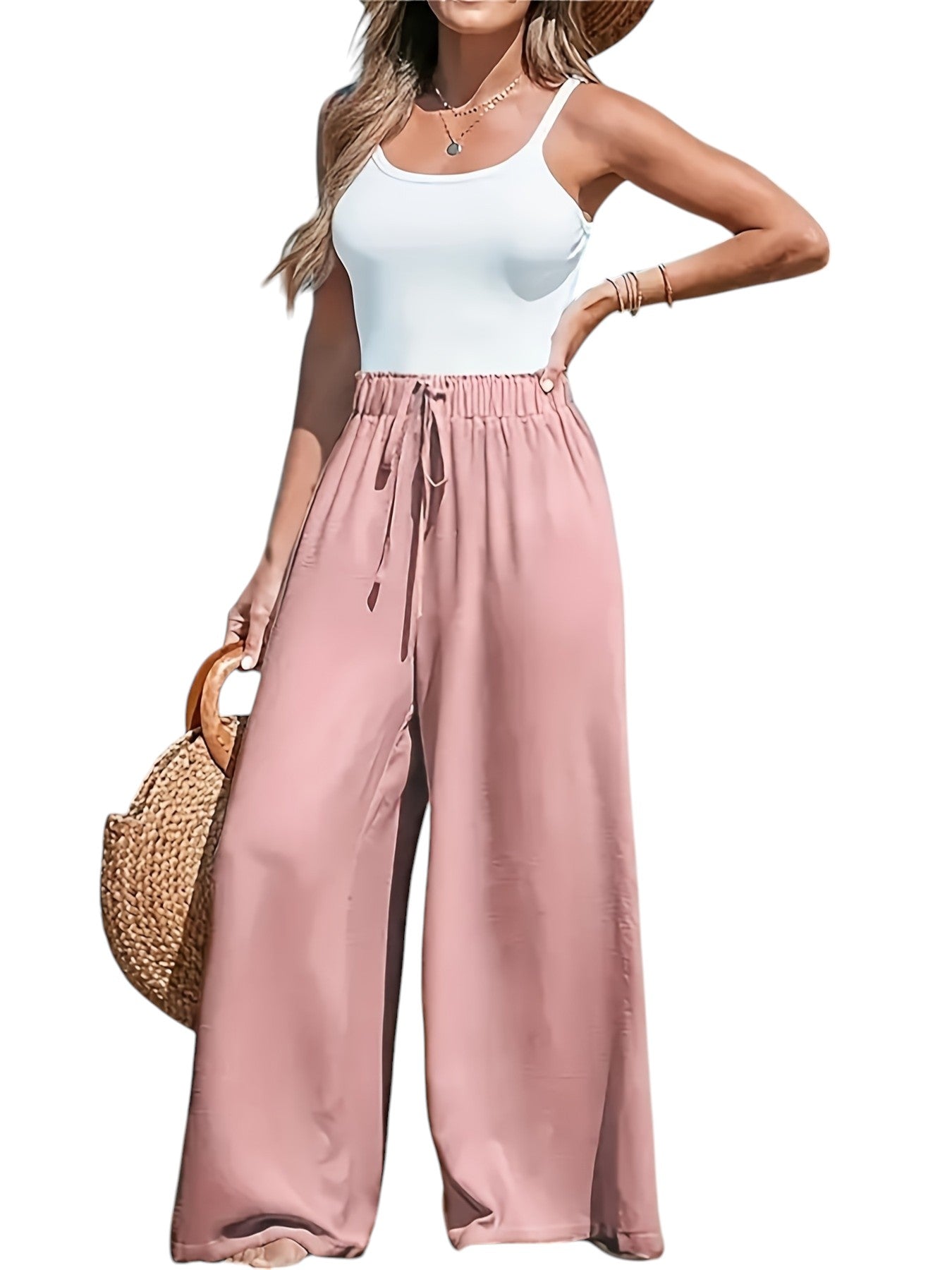 Zomer Broek Met Wijde Pijpen
