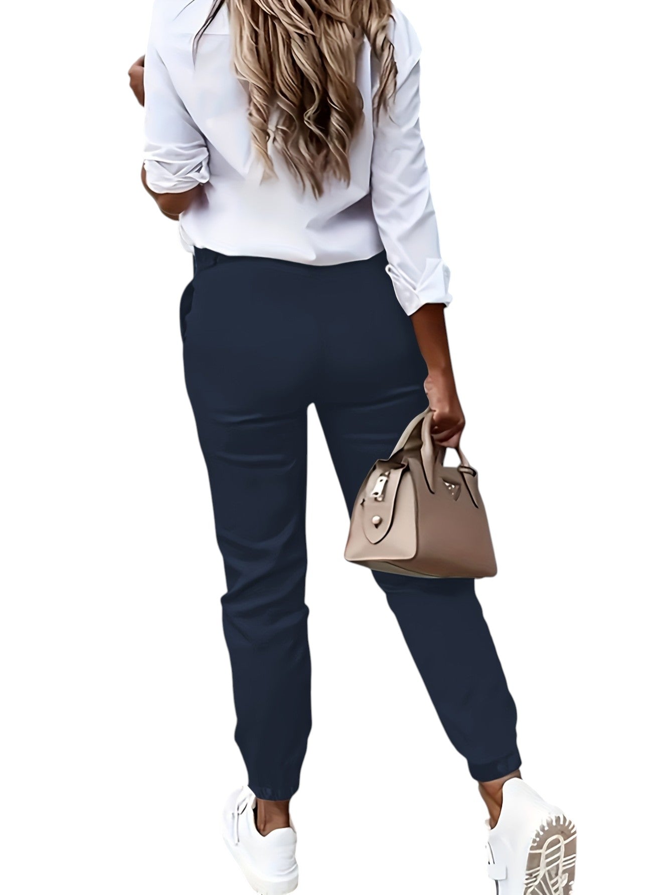 Vera - Casual Nette Dames Broek Met Hoge Taille