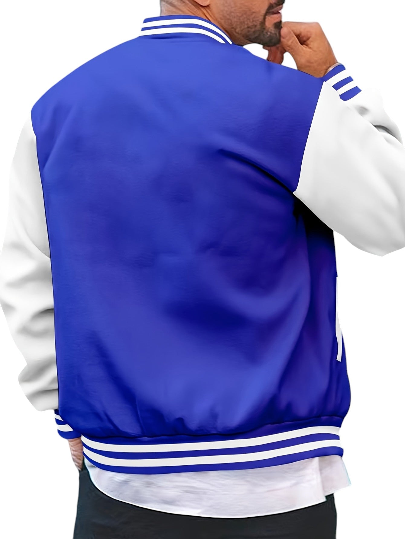 Klassieke Varsity Jas – Heren Casual Baseball Jack met Regular Fit
