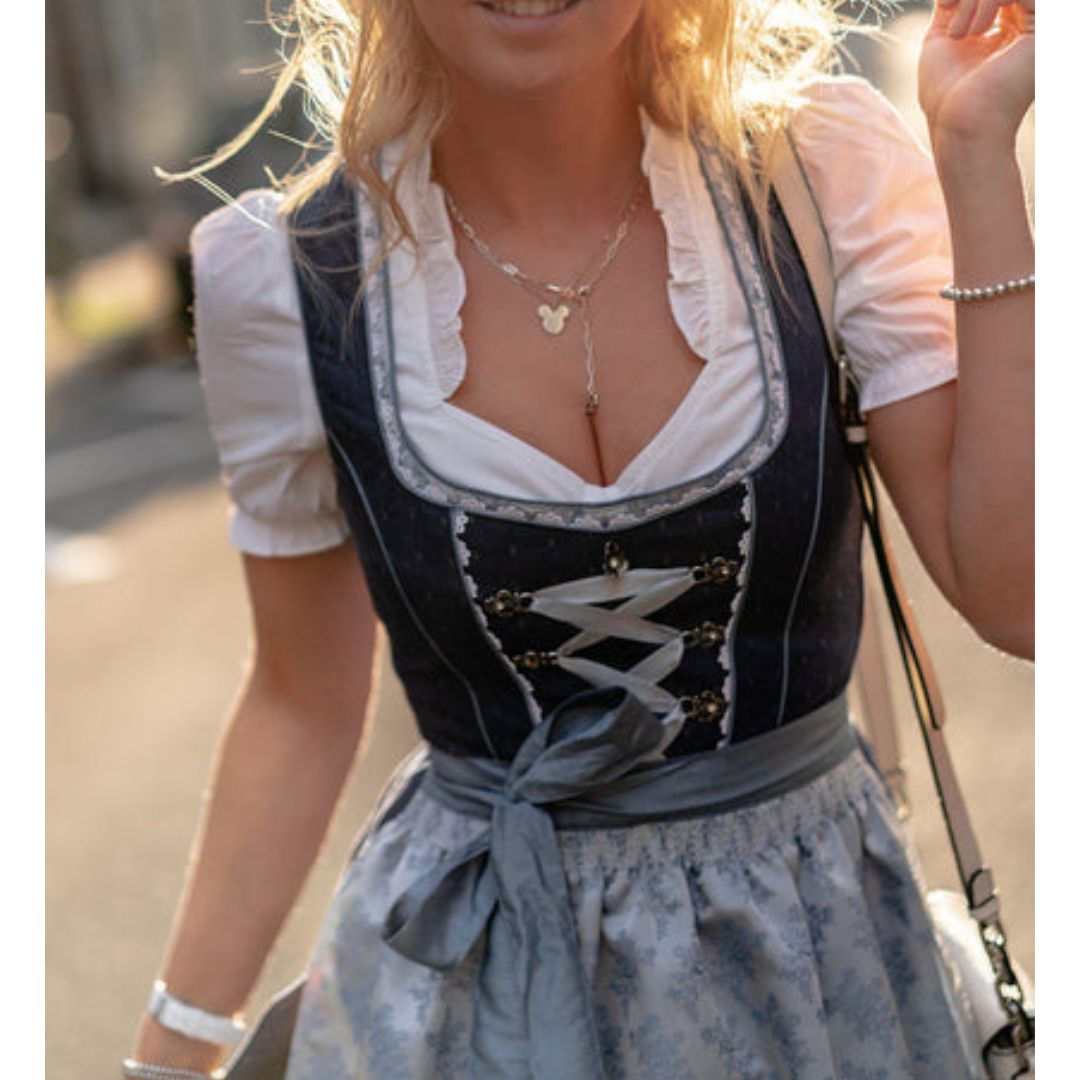 Traditionele Oktoberfest Dirndljurk | Korte Mouwen