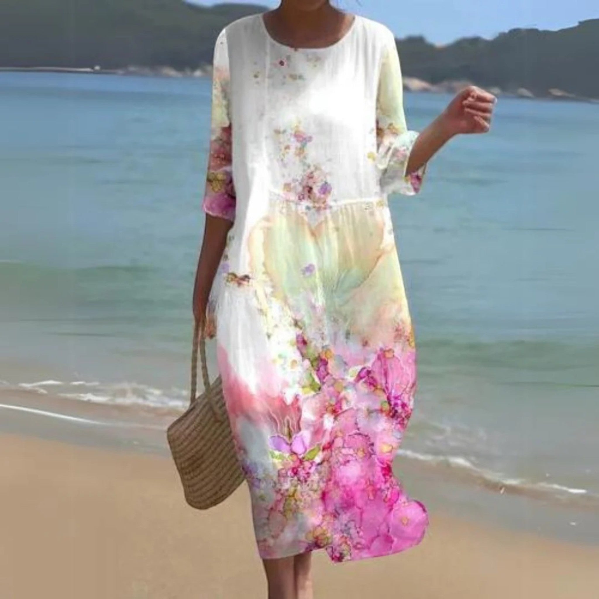 Amira | Zomerse Jurk Met Bloemenprint | Maxi
