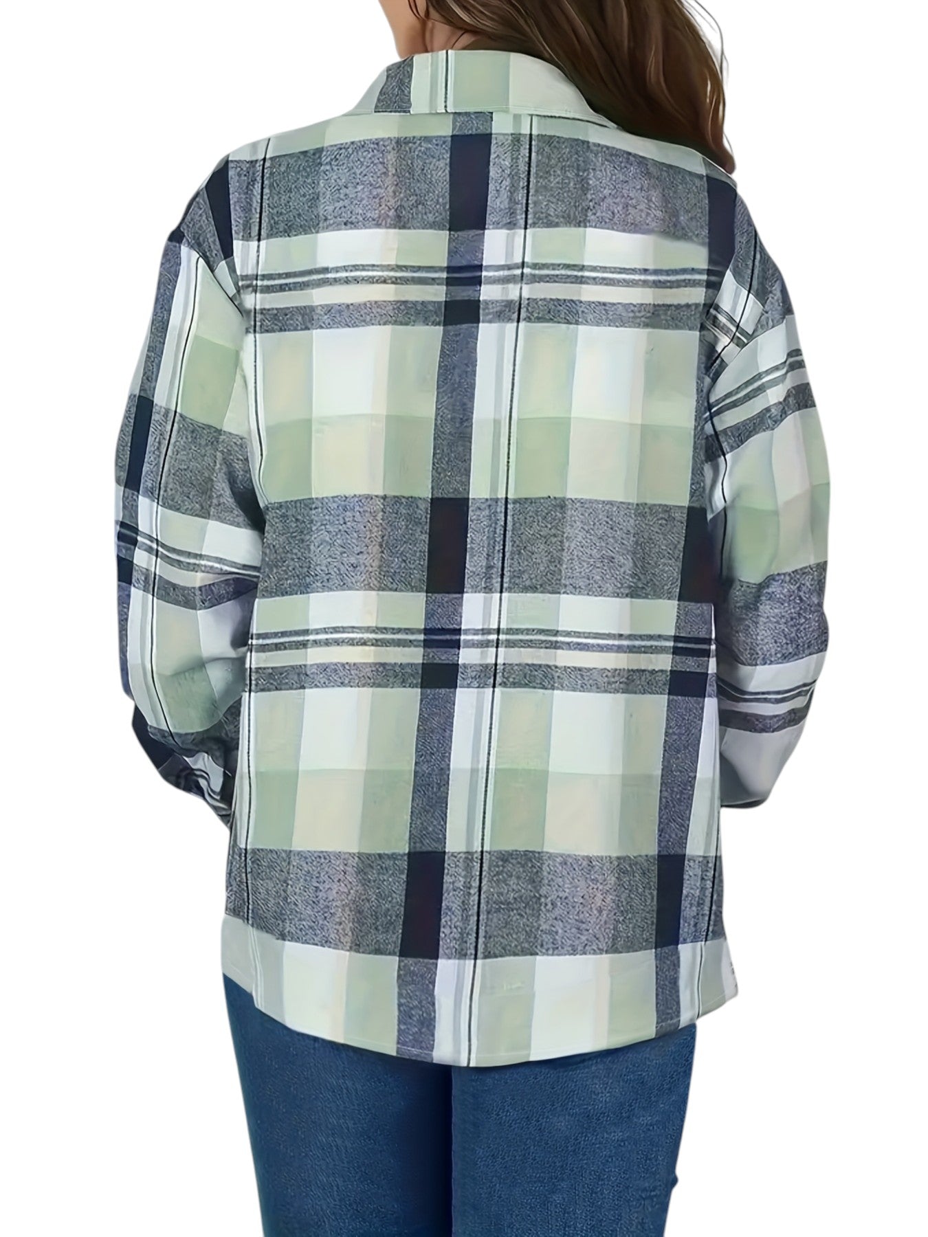 Casual Blouse Met Lange Mouwen Dames